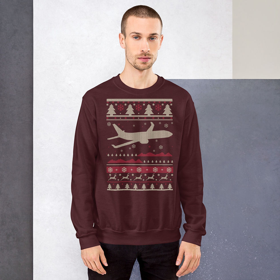 Thumbnail: pilot-ugly-Christmas-Sweater Sweatshirt