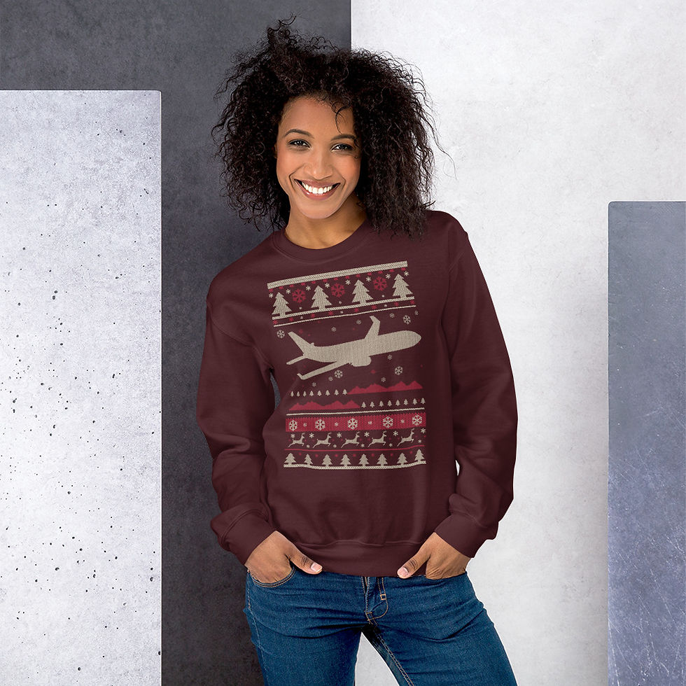 Thumbnail: pilot-ugly-Christmas-Sweater Sweatshirt