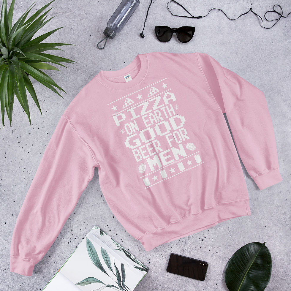 Thumbnail: Pizza-on-earth-ugly-Christmas Sweater Sweatshirt
