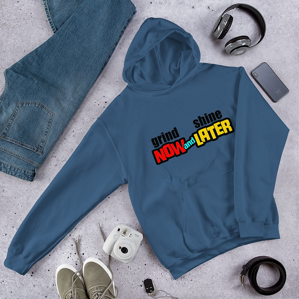 Thumbnail: Grind Now Shine Later Unisex Hoodie