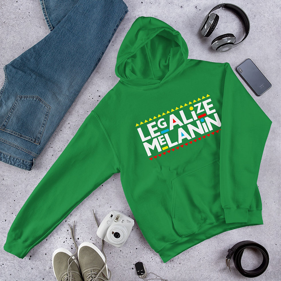 Thumbnail: Legalize Melanin Unisex Hoodie
