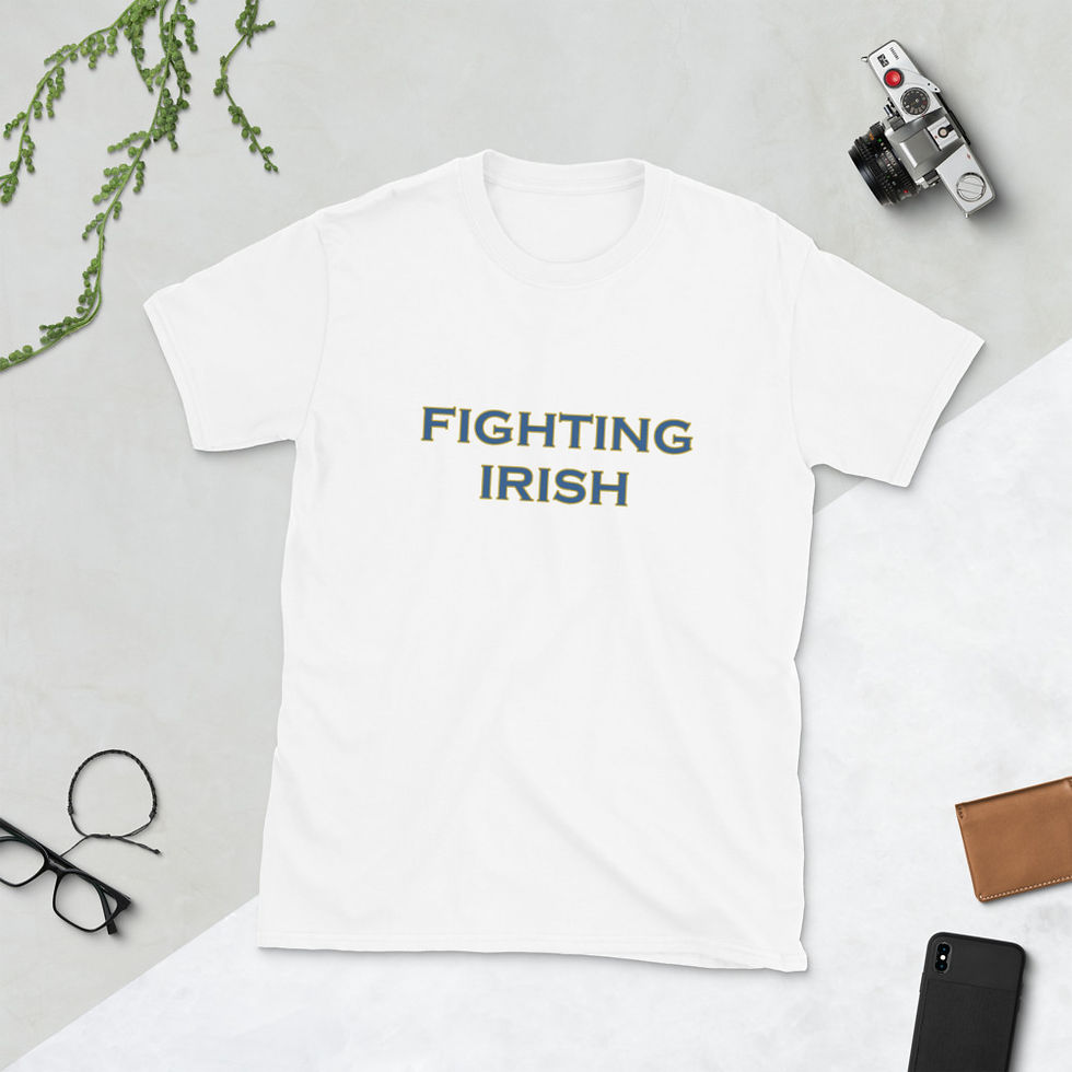 Thumbnail: Notre Dame university graphic tee Print Short-Sleeve T-Shirt