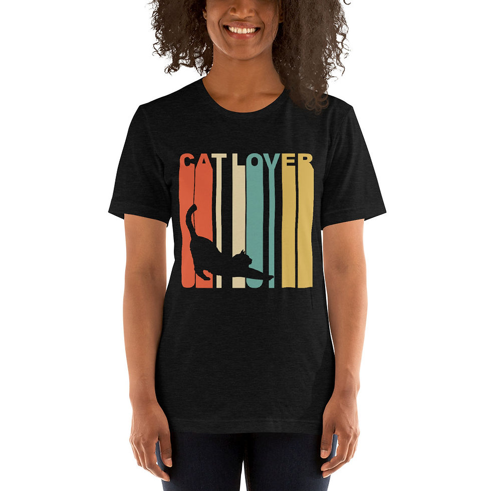 Thumbnail: Cat Lover Short-Sleeve Graphic T-Shirt