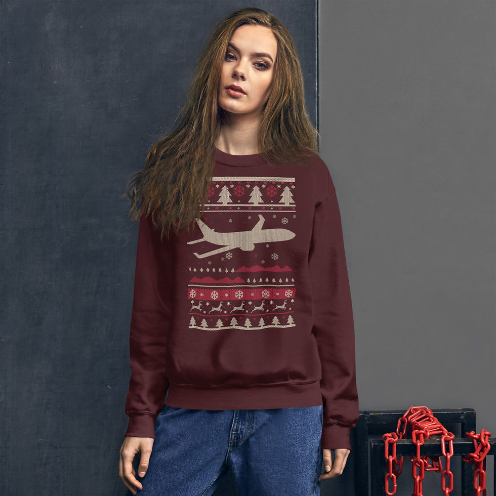 Thumbnail: pilot-ugly-Christmas-Sweater Sweatshirt