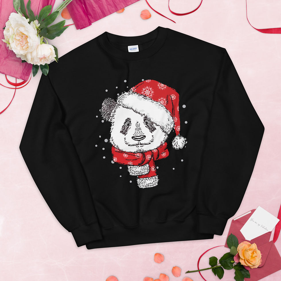 Thumbnail: Panda-Ugly Christmas-sweater Sweatshirt