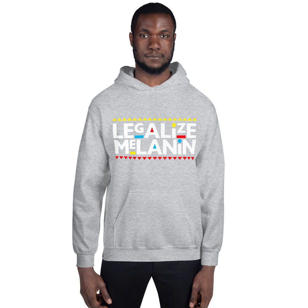 Thumbnail: Legalize Melanin Unisex Hoodie