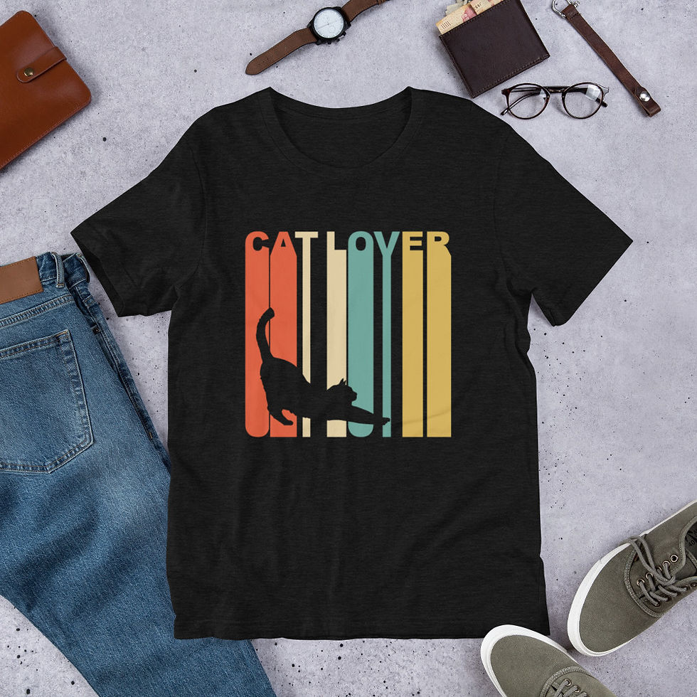 Thumbnail: Cat Lover Short-Sleeve Graphic T-Shirt