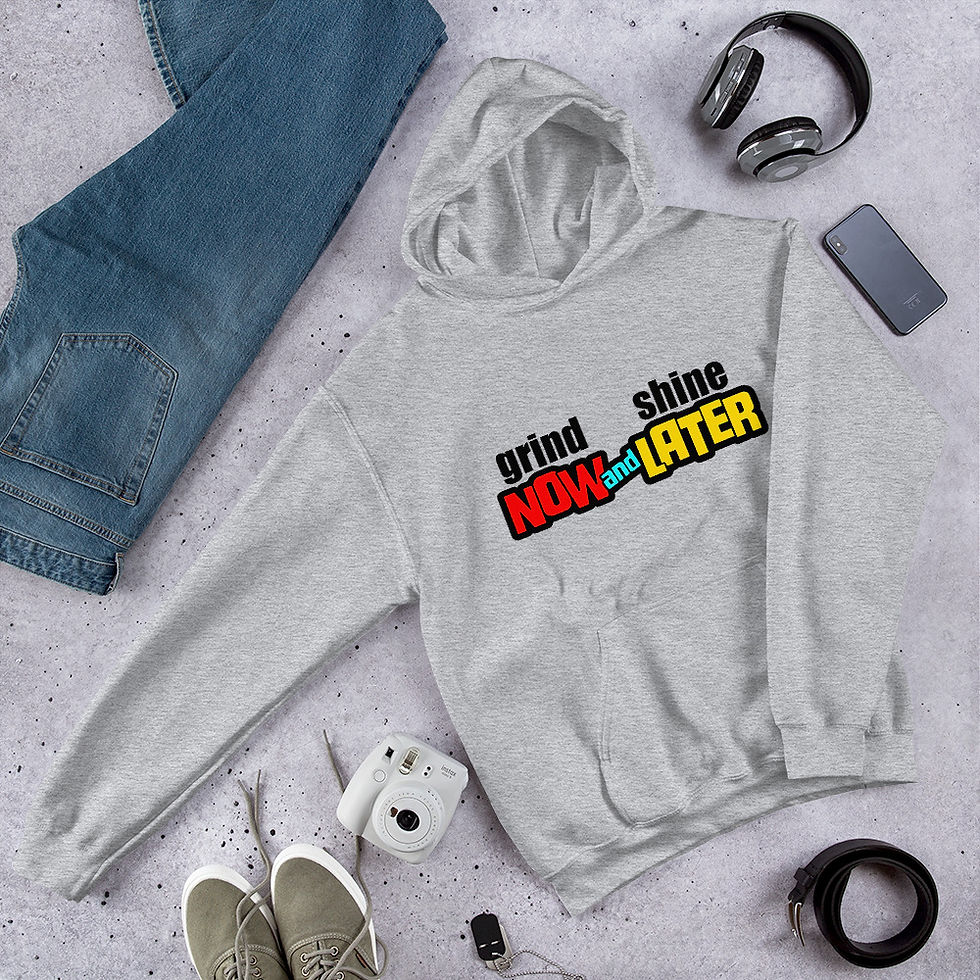 Thumbnail: Grind Now Shine Later Unisex Hoodie