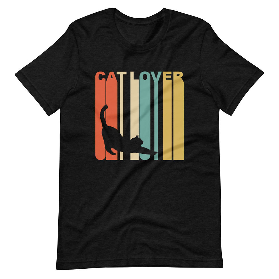 Thumbnail: Cat Lover Short-Sleeve Graphic T-Shirt