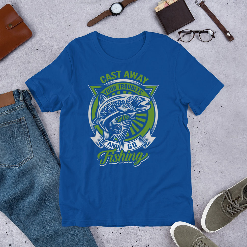 Thumbnail: Trout-fishing-Short-Sleeve Graphic T-Shirt