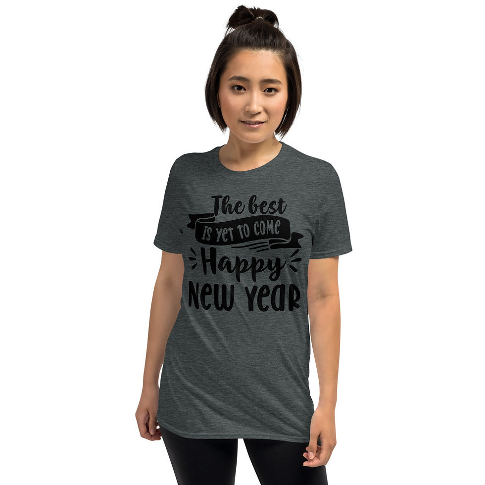 Thumbnail: The-best-is-yet-to-come-Happy-new-Year Short-Sleeve T-Shirt