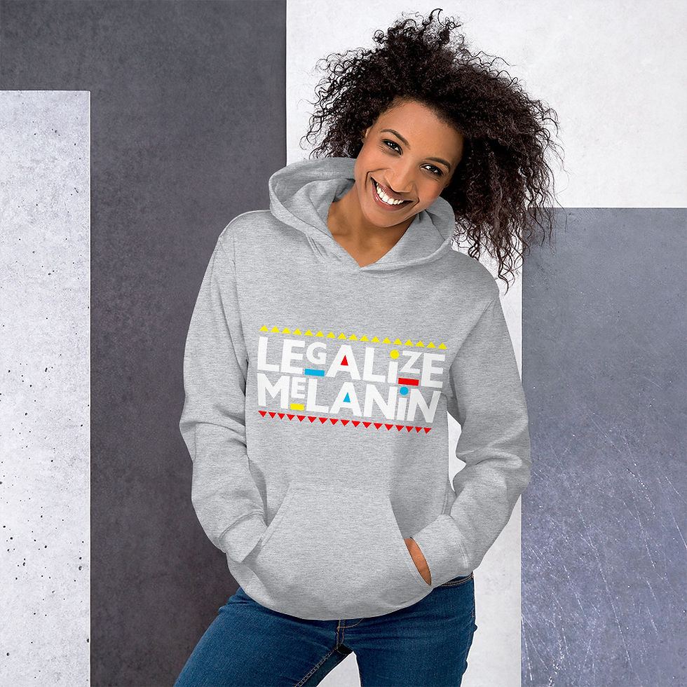 Thumbnail: Legalize Melanin Unisex Hoodie