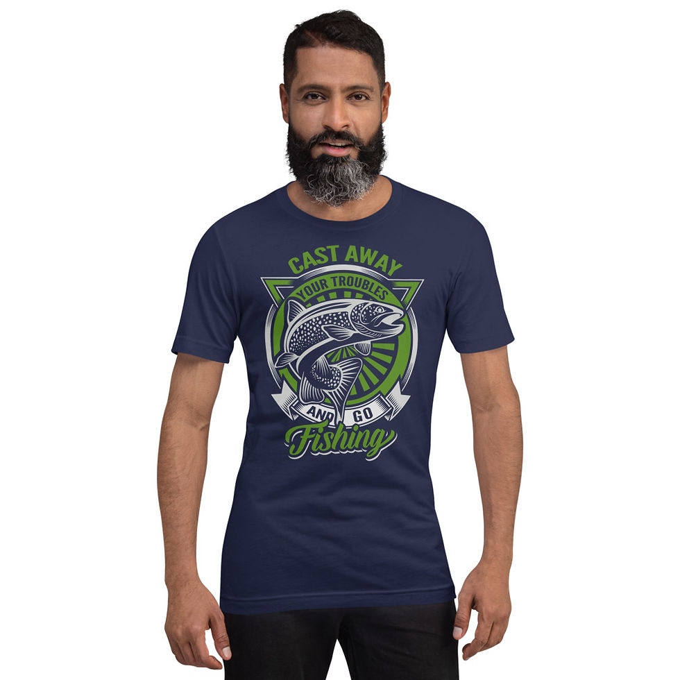 Thumbnail: Trout-fishing-Short-Sleeve Graphic T-Shirt