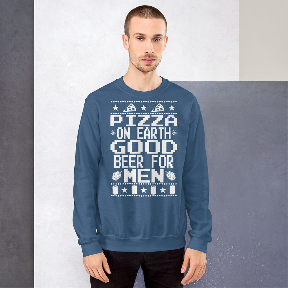 Thumbnail: Pizza-on-earth-ugly-Christmas Sweater Sweatshirt