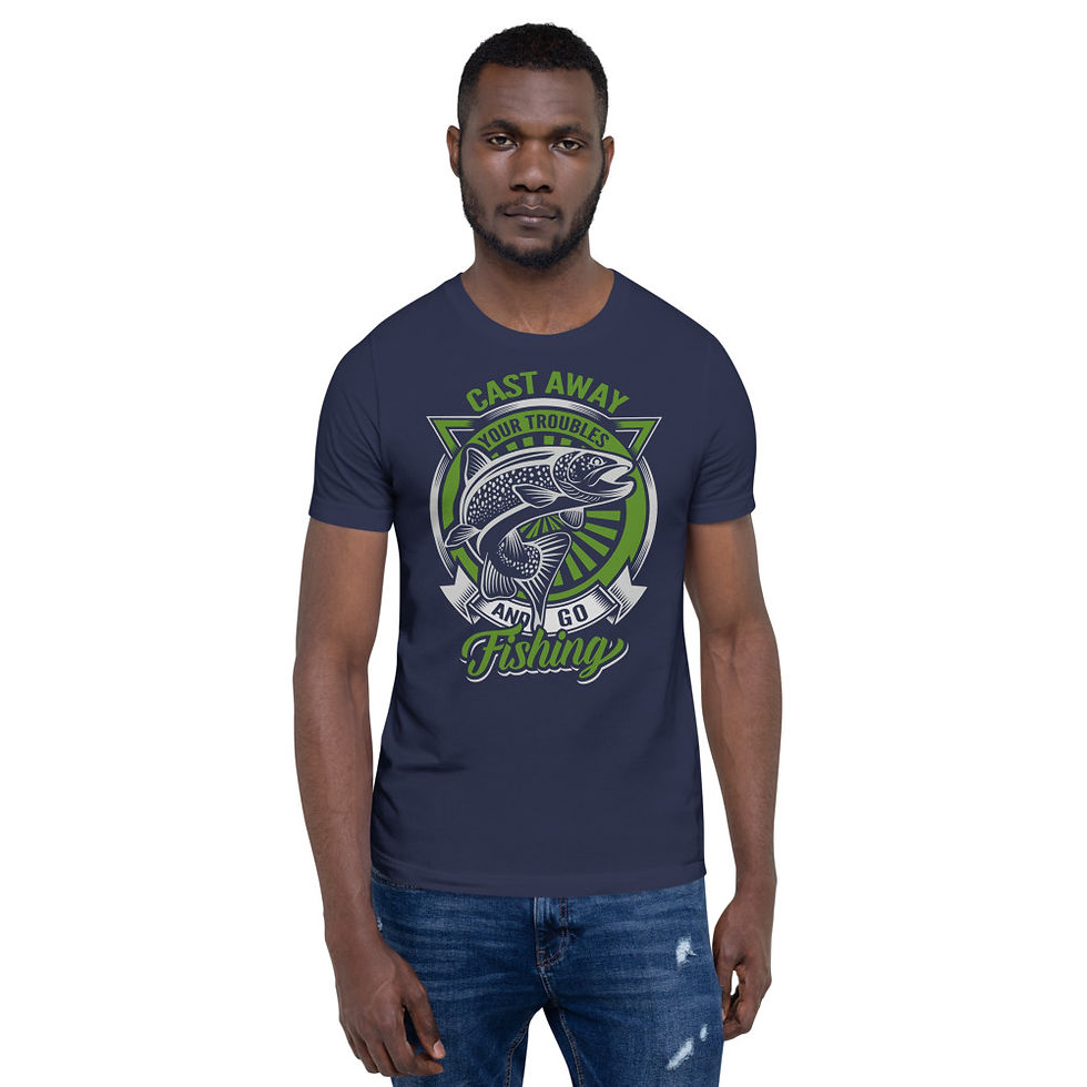 Thumbnail: Trout-fishing-Short-Sleeve Graphic T-Shirt