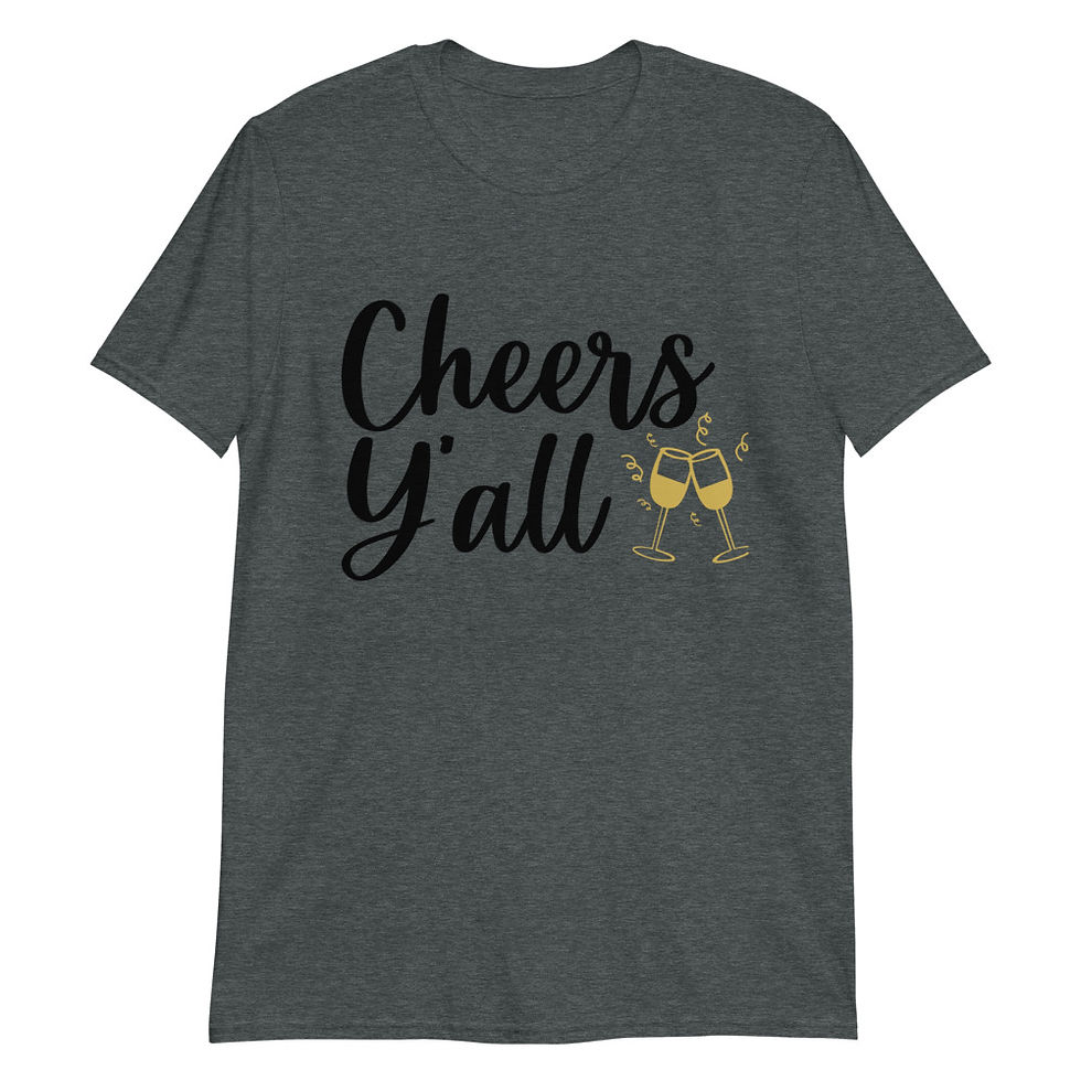 Thumbnail: 5--Cheers-Yall Short-Sleeve T-Shirt