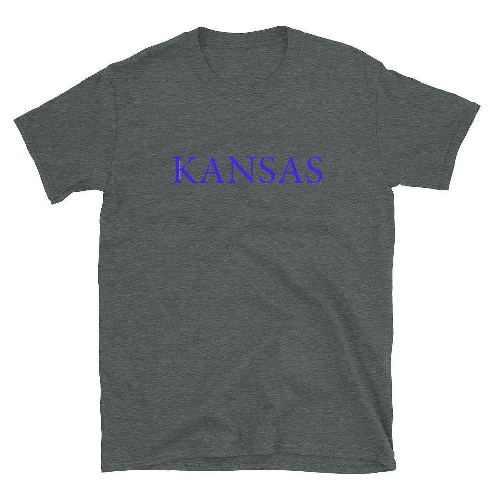 Thumbnail: Kansas Jayhacks  College Print Short-Sleeve T-Shirt