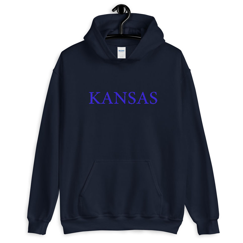 Thumbnail: Kansas Jayhacks  College Print Hoodie