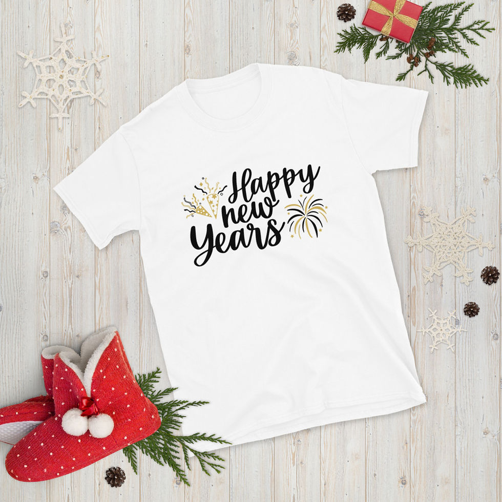 Thumbnail: 3--Happy-new-year Short-Sleeve T-Shirt