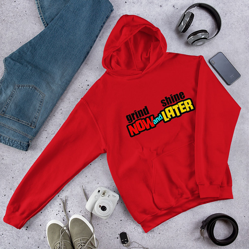 Thumbnail: Grind Now Shine Later Unisex Hoodie