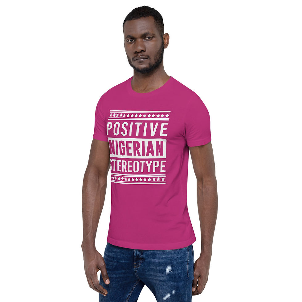 Thumbnail: "Positive Nigerian Stereotype" Short-Sleeve  T-Shirt