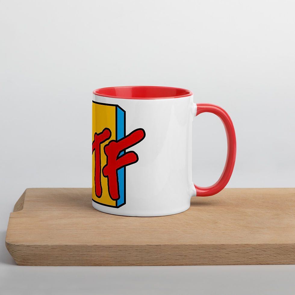 Thumbnail: WTF. Mug with Color Inside Graphic tees