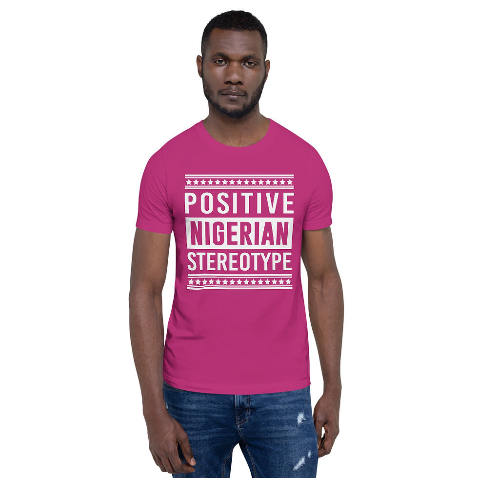 Thumbnail: "Positive Nigerian Stereotype" Short-Sleeve  T-Shirt