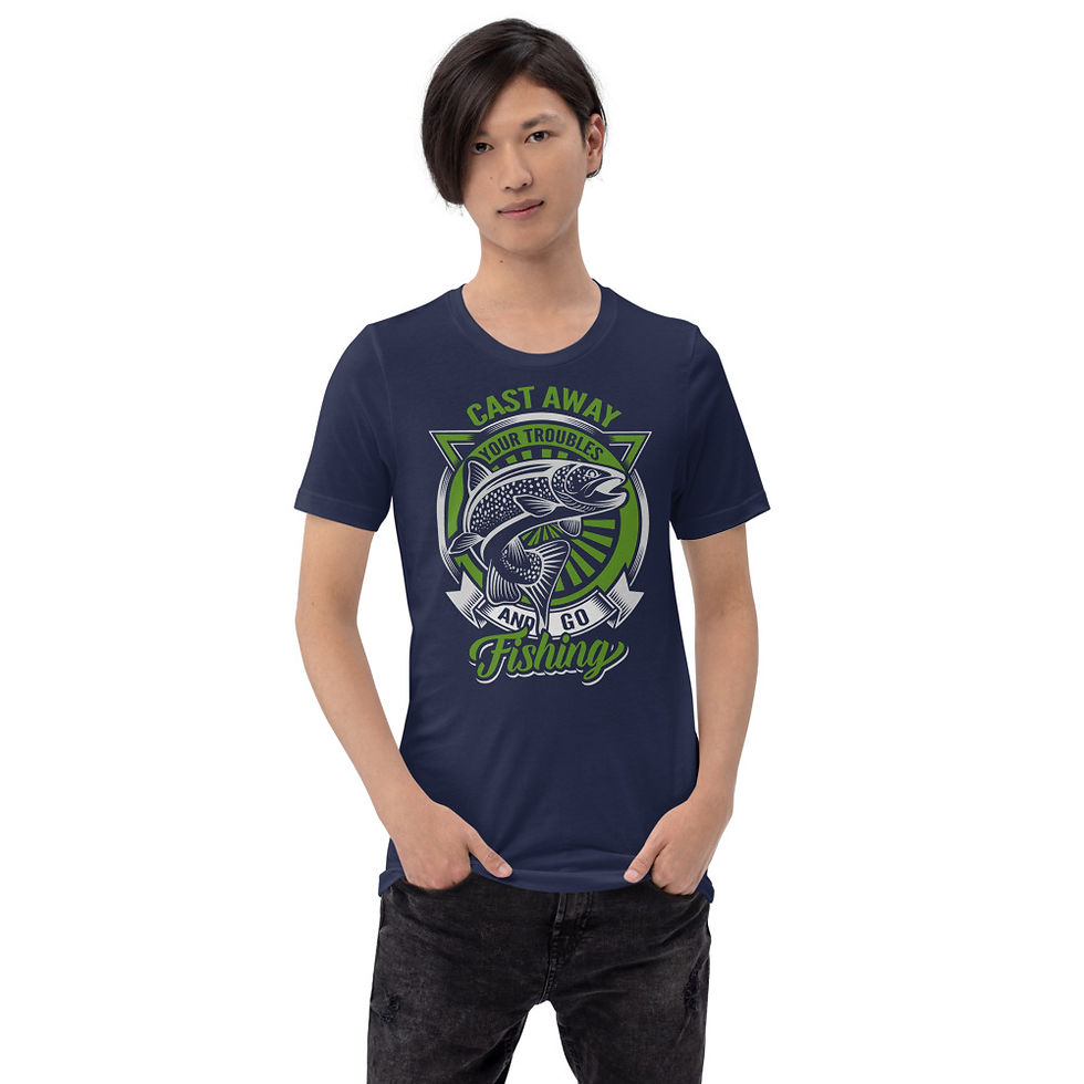 Thumbnail: Trout-fishing-Short-Sleeve Graphic T-Shirt