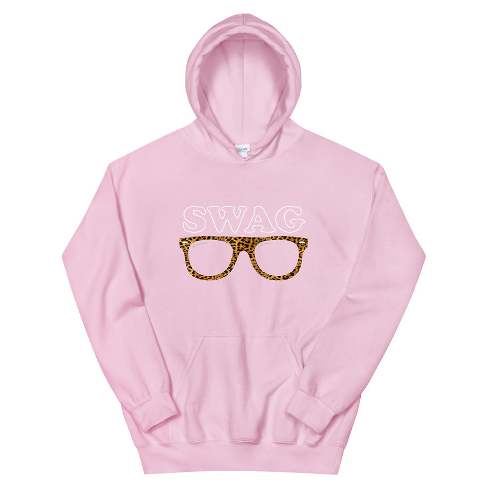 Thumbnail: SWAG & Leopard Glasses Hoodie