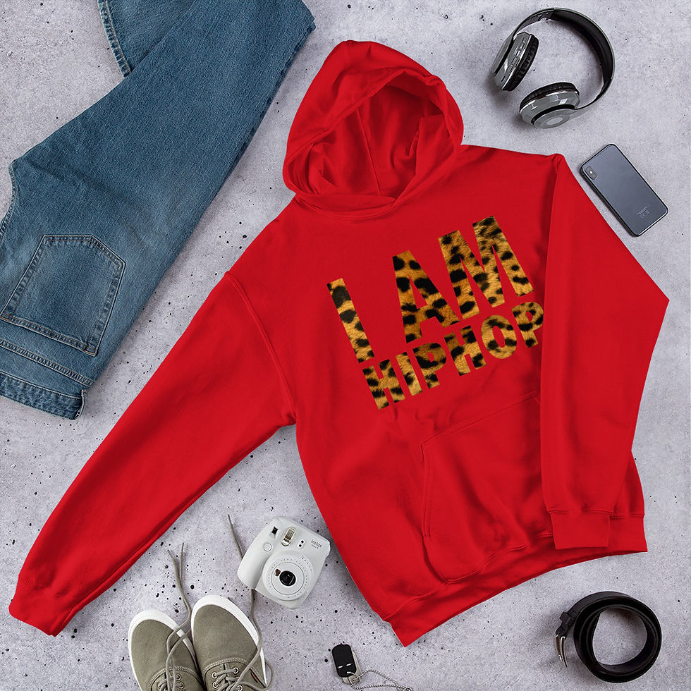 Thumbnail: leopard I-Am-Hiphop Hoodie