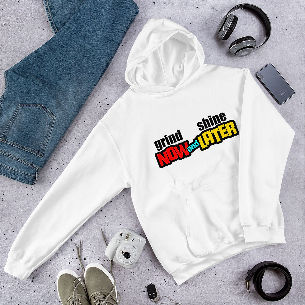 Thumbnail: Grind Now Shine Later Unisex Hoodie