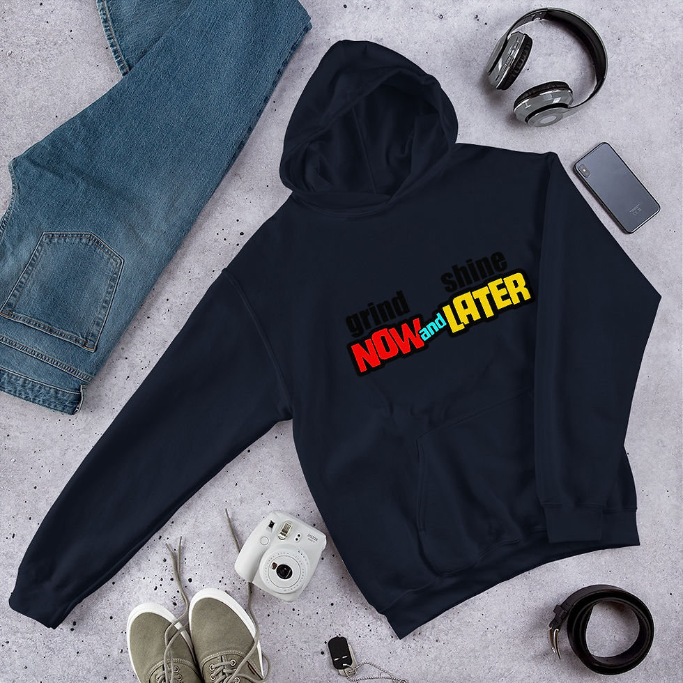 Thumbnail: Grind Now Shine Later Unisex Hoodie