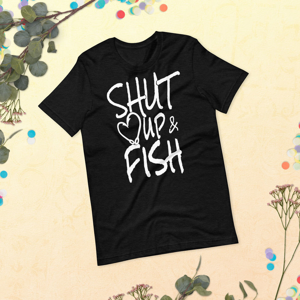 Thumbnail: Shut-Up-And-Fish Short-Sleeve Graphic T-Shirt