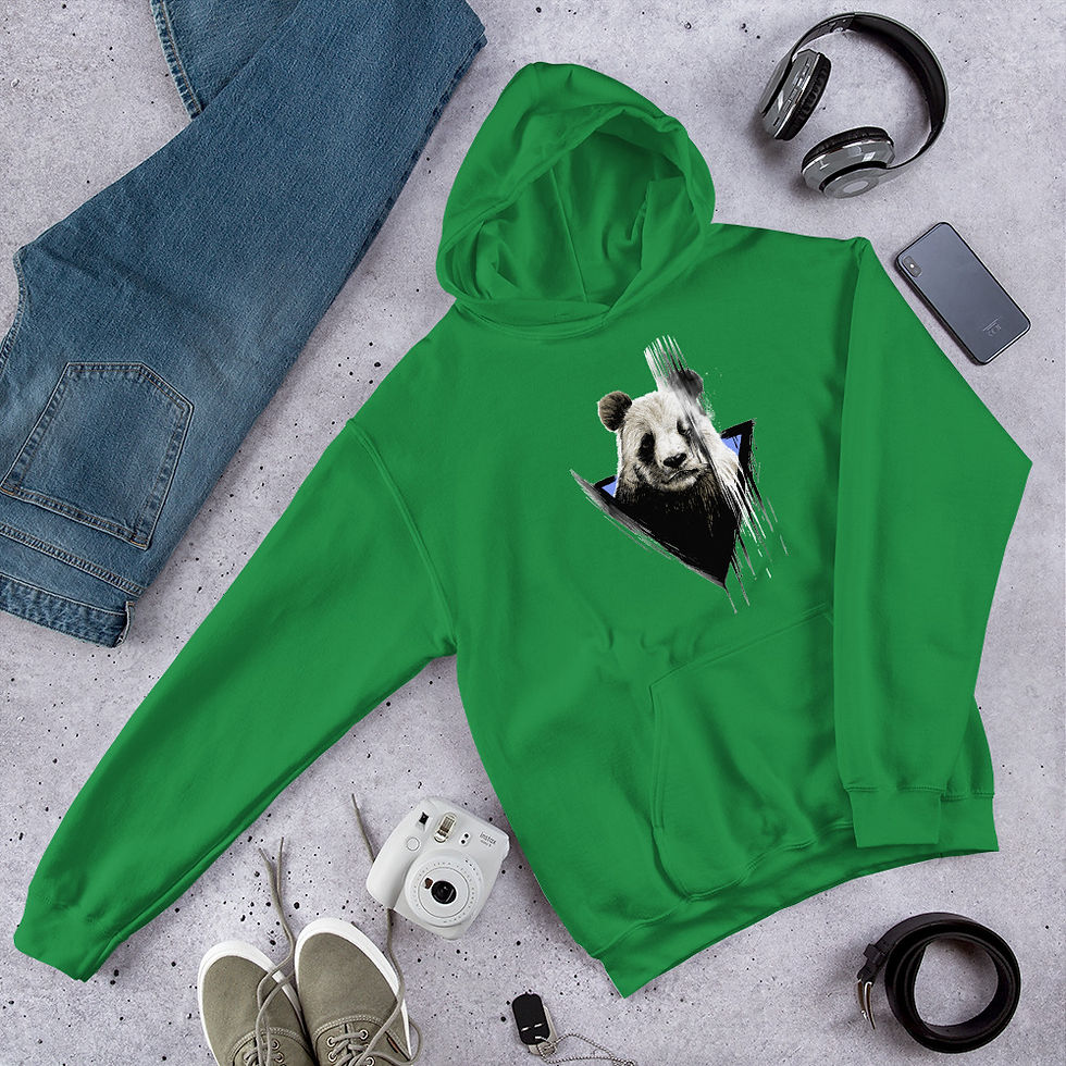 Thumbnail: The-faded-panda-paint Hoodie