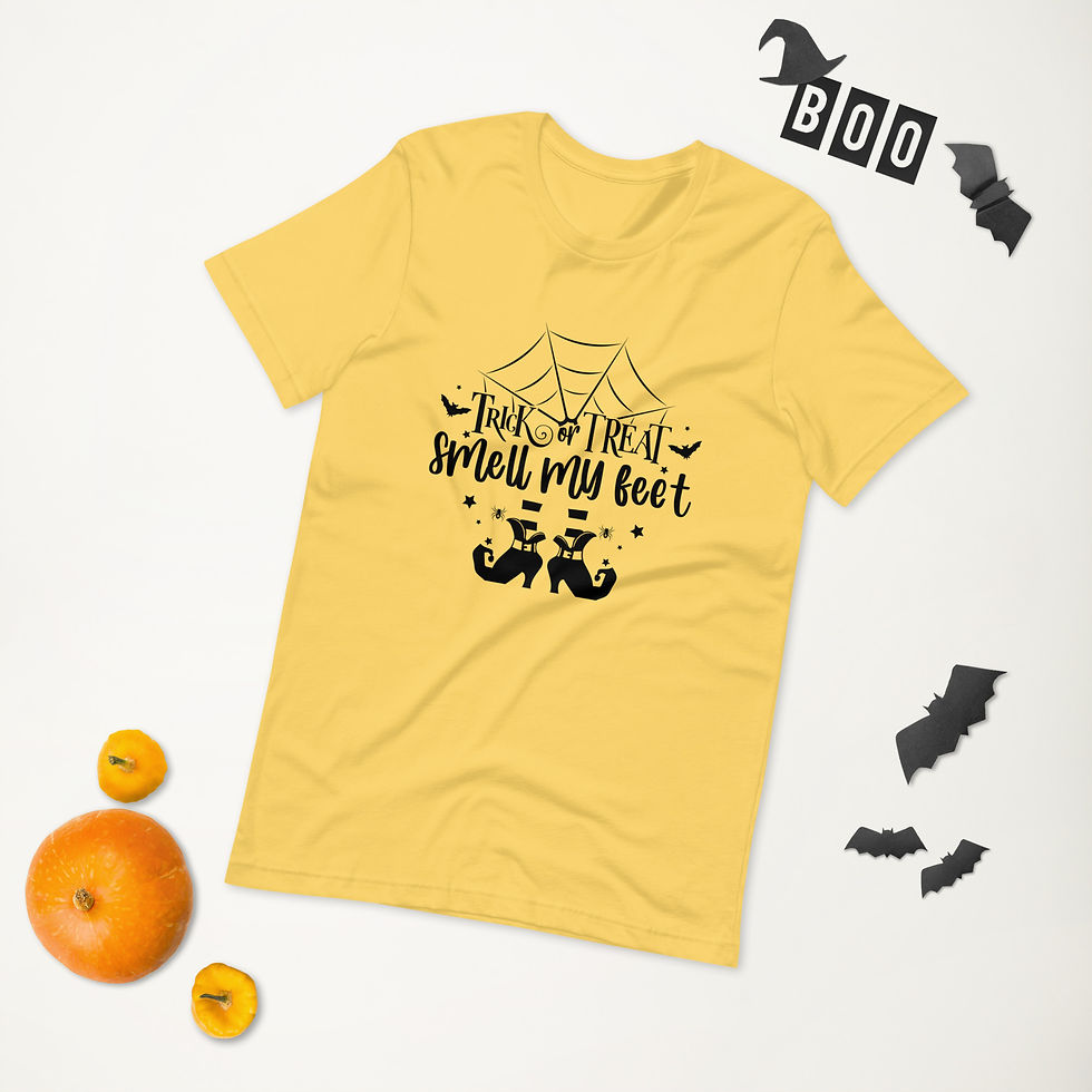 Thumbnail: Trick or Treat Smell My Feet T-shirt