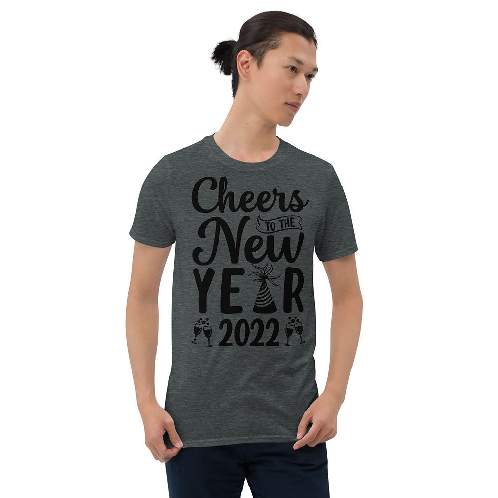 Thumbnail: Cheers--to-the-new-year-2022 Short-Sleeve T-Shirt
