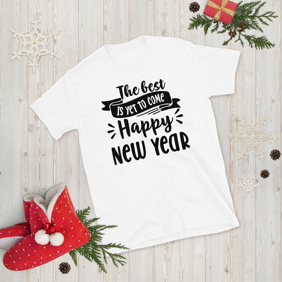 Thumbnail: The-best-is-yet-to-come-Happy-new-Year Short-Sleeve T-Shirt