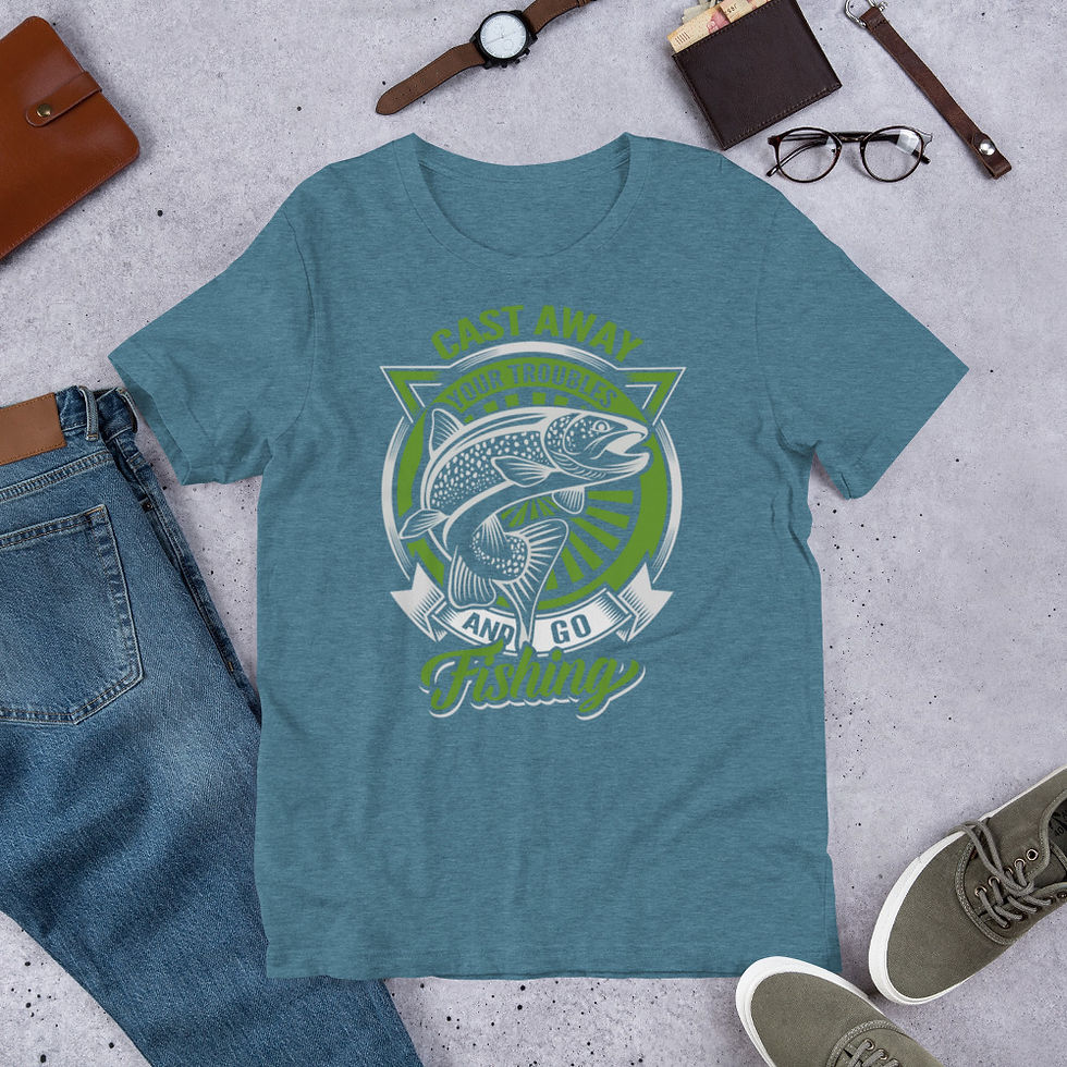 Thumbnail: Trout-fishing-Short-Sleeve Graphic T-Shirt