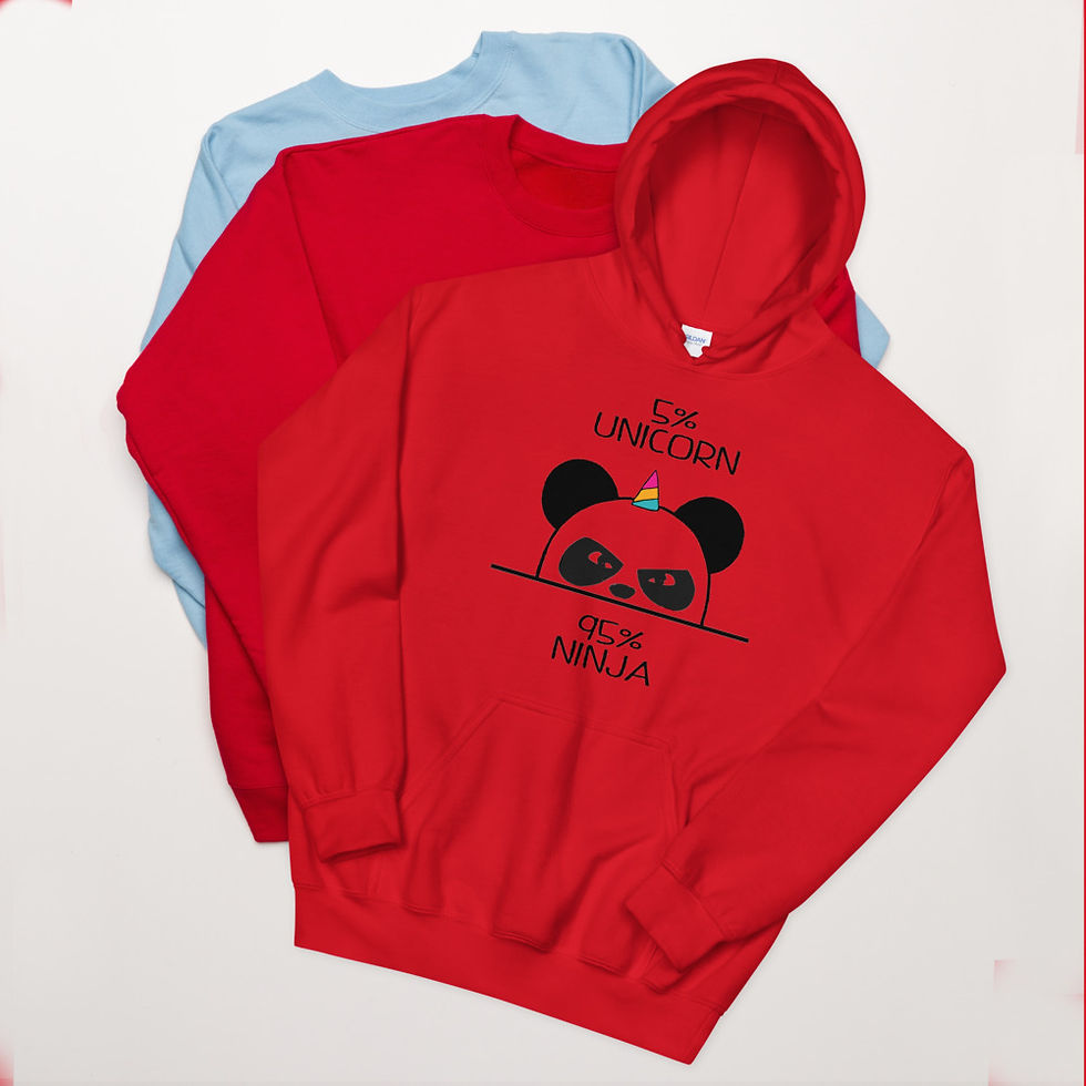 Thumbnail: Unicorn-Ninja-Panda Hoodie