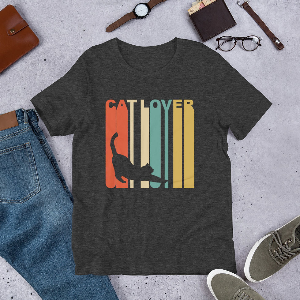 Thumbnail: Cat Lover Short-Sleeve Graphic T-Shirt