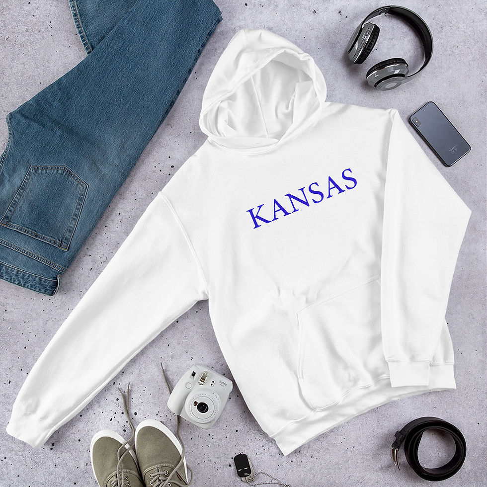 Thumbnail: Kansas Jayhacks  College Print Hoodie