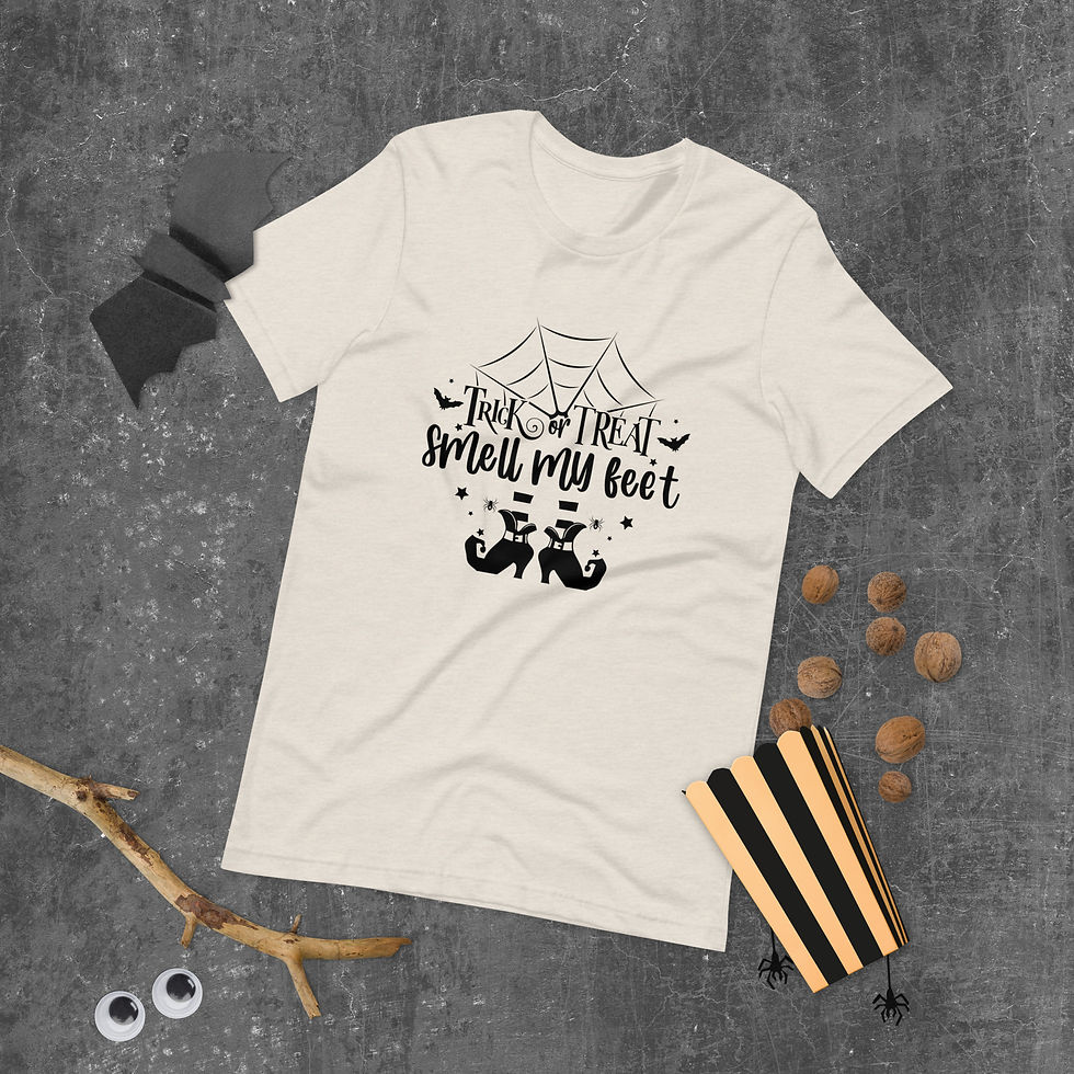 Thumbnail: Trick or Treat Smell My Feet T-shirt