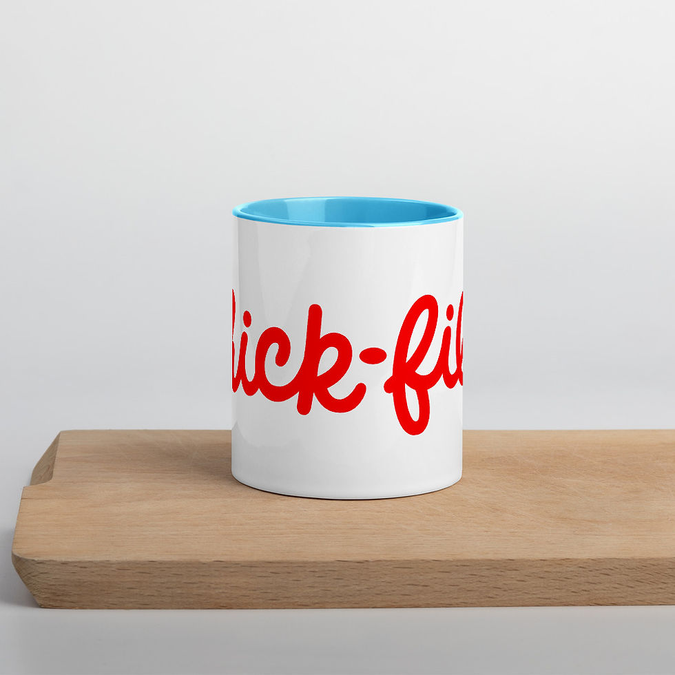 Thumbnail: Thick-Fil-A Mug with Color Inside Graphic tees