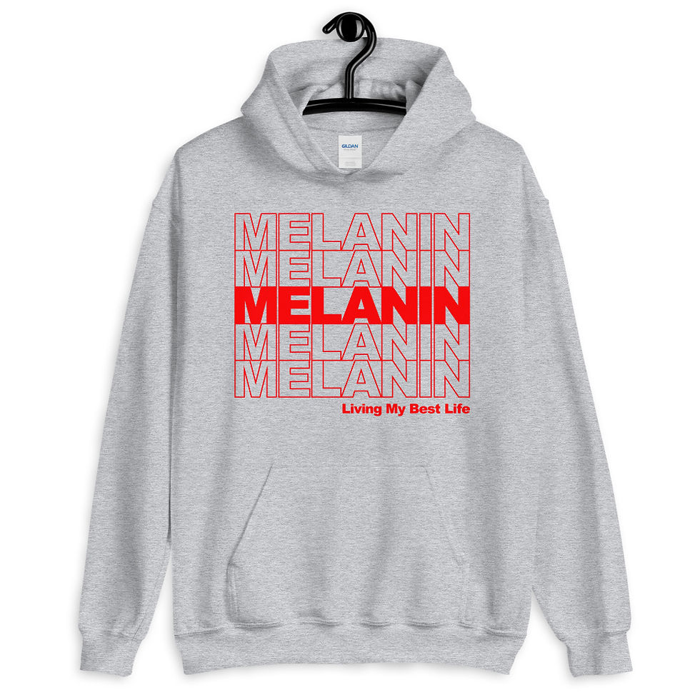 Thumbnail: Melanin Living My Best Life Hoodie