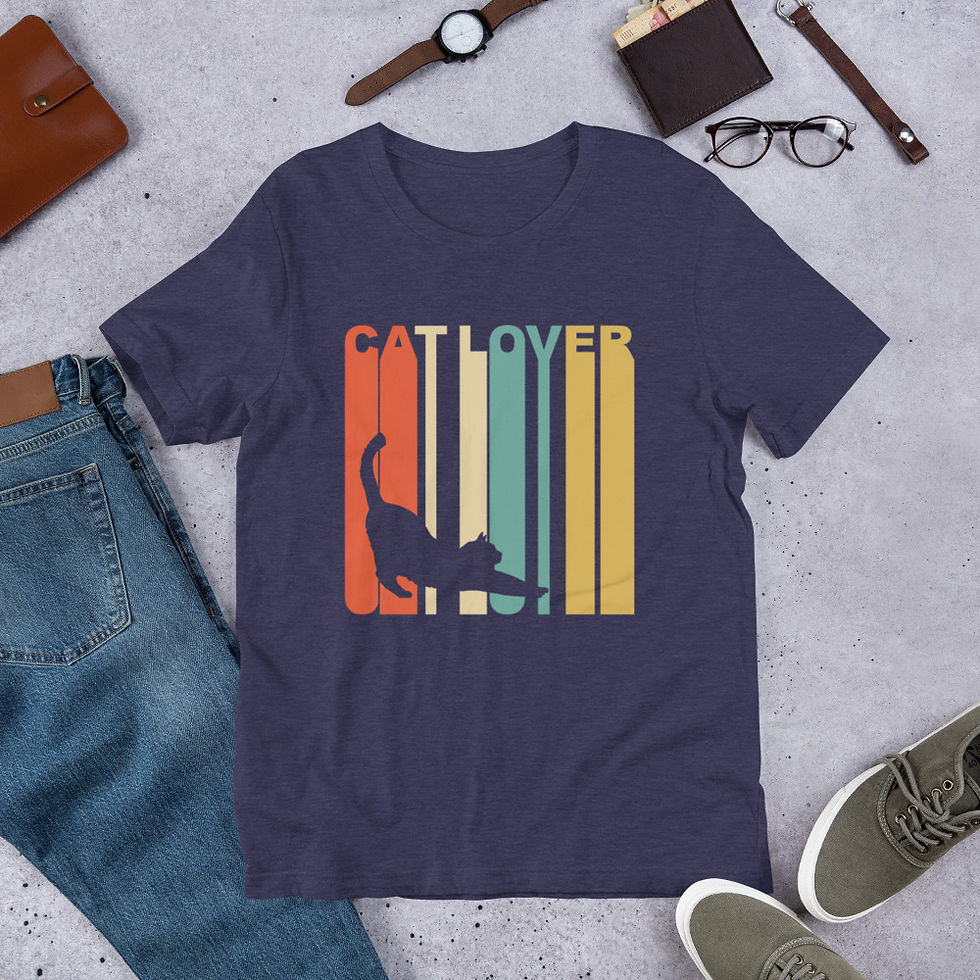 Thumbnail: Cat Lover Short-Sleeve Graphic T-Shirt