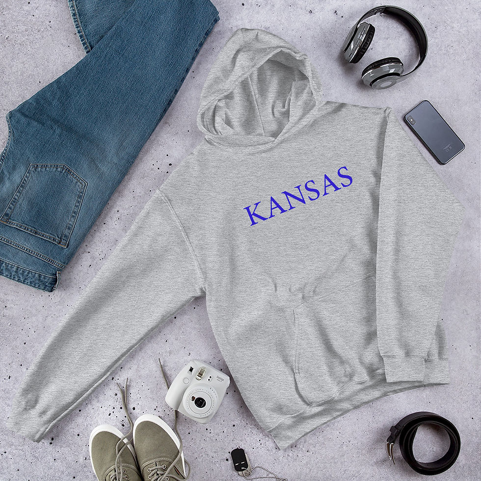 Thumbnail: Kansas Jayhacks  College Print Hoodie
