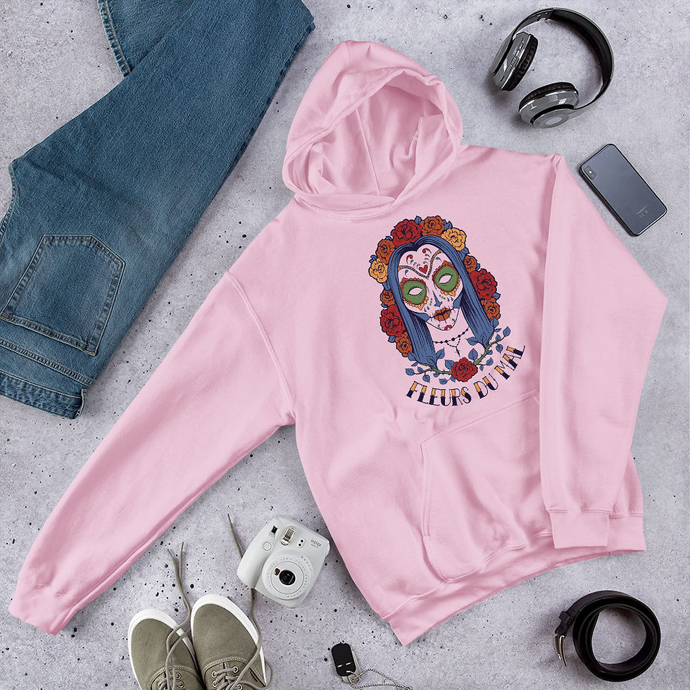 Thumbnail: Dia de Muerte Skull 669 Hoodie