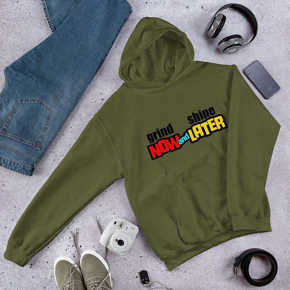 Thumbnail: Grind Now Shine Later Unisex Hoodie