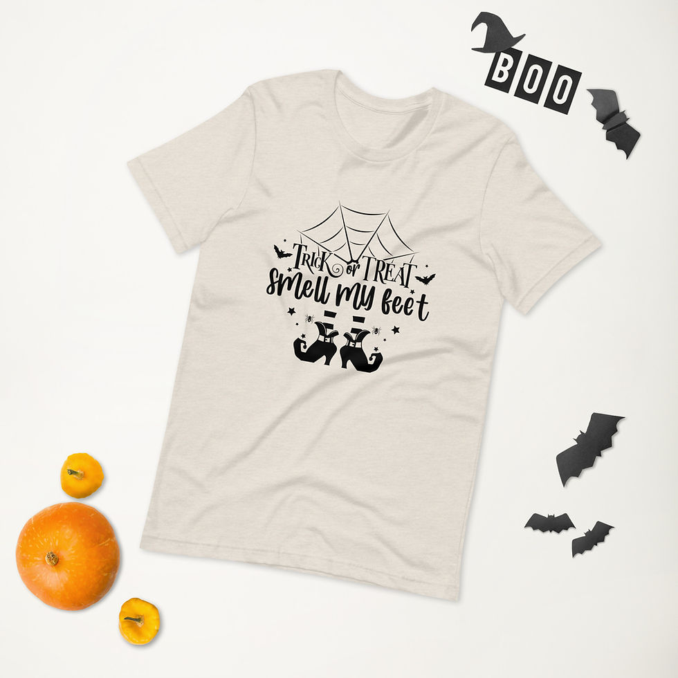 Thumbnail: Trick or Treat Smell My Feet T-shirt