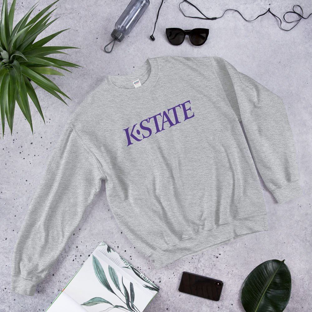 Kansas State College Print Sweatshirt